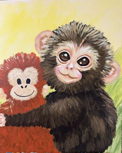 Family Day- Paint PUNCH with us ! 🐒