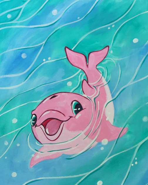 Schools Out!  Get creative with this fun dolphin!